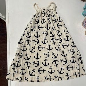 Crew cuts anchors dress